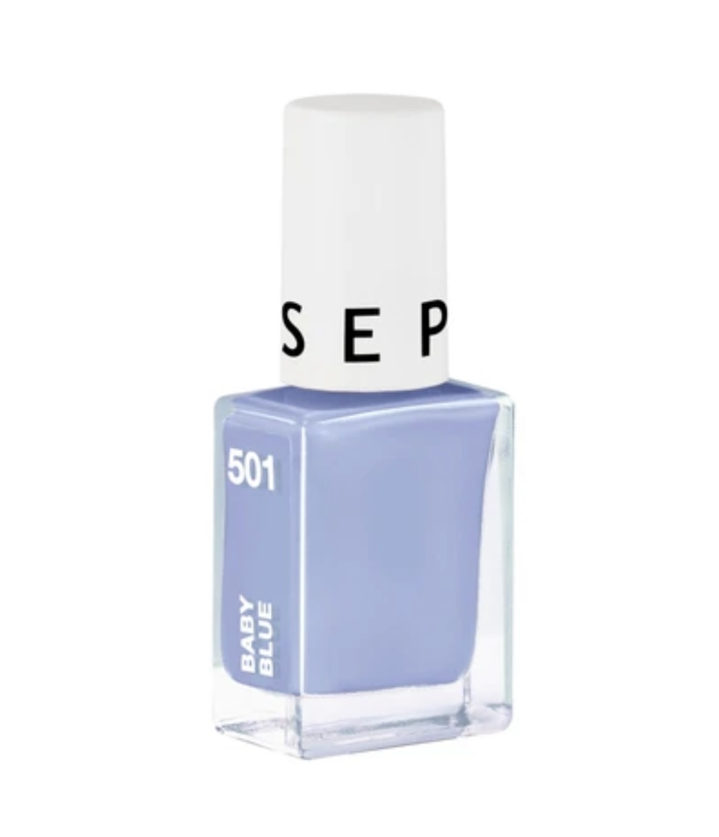 لاک ناخن سفورا رنگ baby blue 501