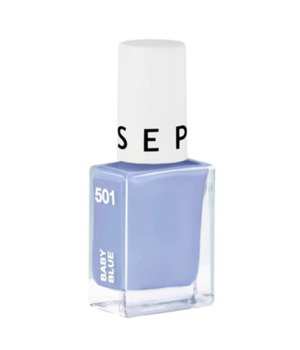 لاک ناخن سفورا رنگ baby blue 501