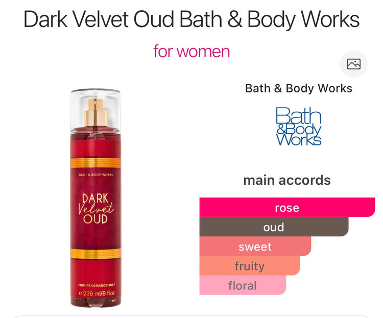 دارک ولوت عود بادی میست